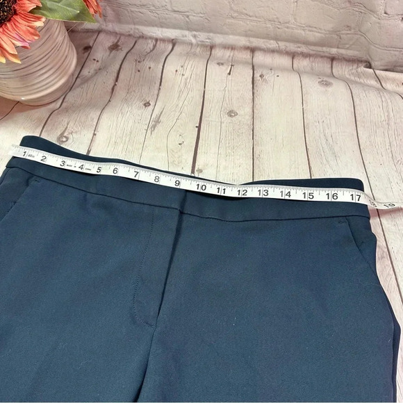 LOFT marisa skinny dress trouser pants sz 12 navy business professional office - Picture 3 of 9